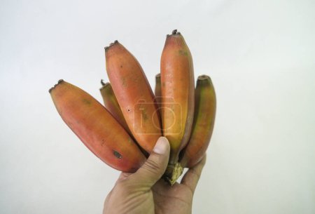 Fruta del plátano rojo presente en gran parte del territorio brasileño