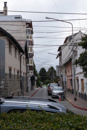 Vertikale Ansicht einer städtischen Straße