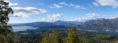 Photo for View of the mountains, forests and plants of Circuito Chico, Argentina - Royalty Free Image