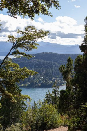 Photo for Picture of the view of the mountains, forests and plants of Circuito Chico, Bariloche, Argentina - Royalty Free Image