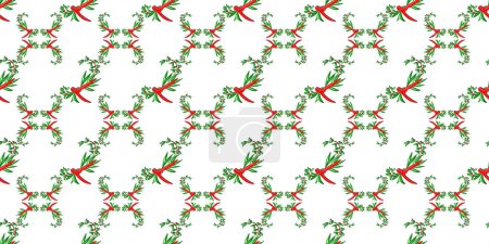 Expandable Pattern of Flowers and Leaves Decoration
