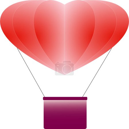 globo rojo del corazón, día de San Valentín, fondo, rosa, corazón, ilustración, día de fiesta, tarjeta, boda, cartel, vector, valentines, patrón, mujeres, amor, feliz, romance, 