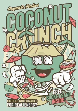 Coconut Crunch artwork art