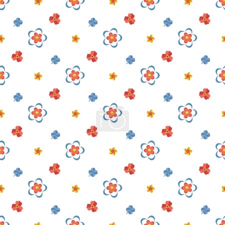 Illustration for Free vector Japanese seamless vector vintage pattern - Royalty Free Image