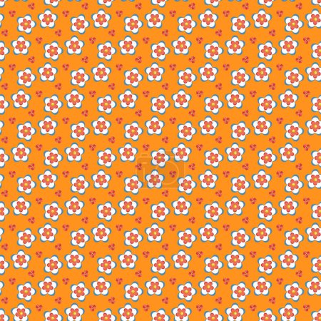 Illustration for Free vector Japanese seamless vector vintage pattern - Royalty Free Image