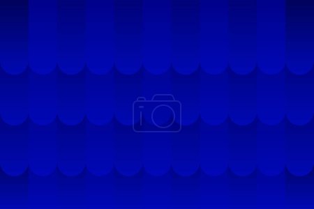 Ilustración de Fondo ondulado azul abstracto moderno - Imagen libre de derechos
