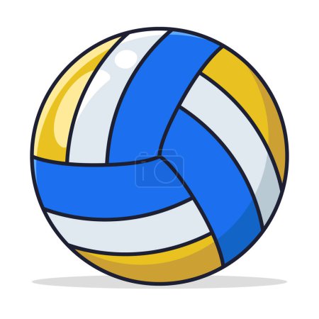 Illustration for Volleyball ball icon, vector illustration - Royalty Free Image