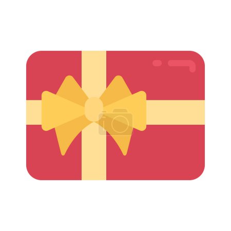 Illustration for Gift card icon, vector illustration simple design - Royalty Free Image