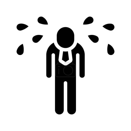Ilustración de Llanto emoji icono vector ilustración - Imagen libre de derechos