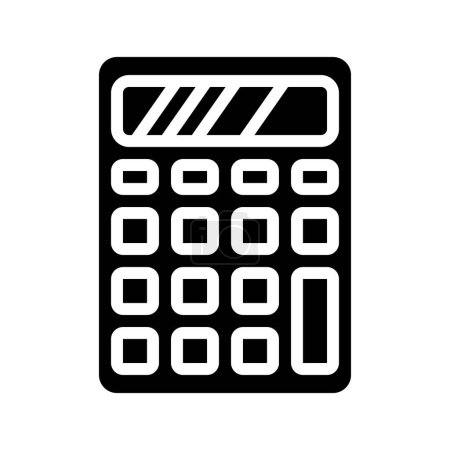 Ilustración de Icono de la calculadora, diseño de ilustración vectorial - Imagen libre de derechos