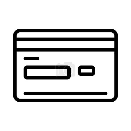 Illustration for Credit Card web icon vector illustration - Royalty Free Image