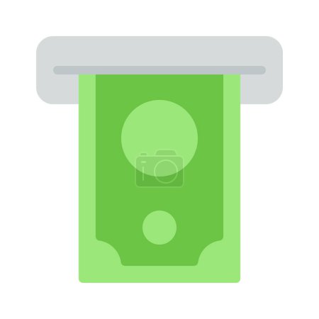 Withdraw Cash web icon vector illustration