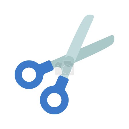 Illustration for Scissors  icon vector illustration on white background - Royalty Free Image