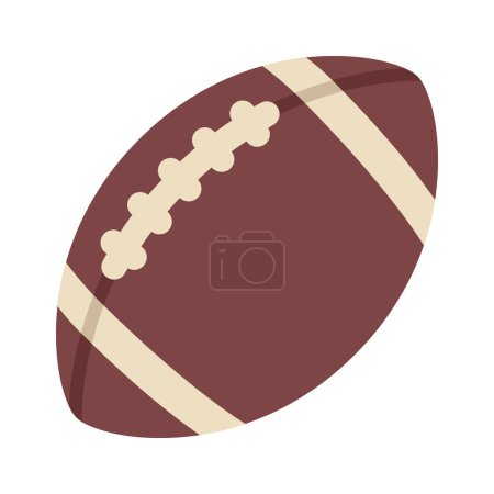 Illustration for American Football web icon vector illustration - Royalty Free Image