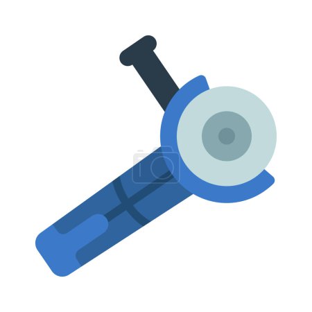 Illustration for Axle Grinder icon on white background - Royalty Free Image