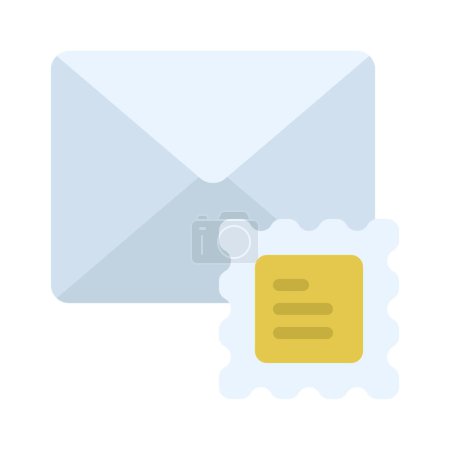 Illustration for Mail Stamp icon, vector illustration - Royalty Free Image