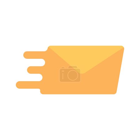 Ilustración de Icono de entrega de correo rápido, ilustración vectorial - Imagen libre de derechos