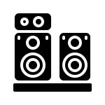  Speakers  isolated icon vector illustration design