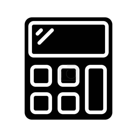 Ilustración de Calculadora icono vector ilustración - Imagen libre de derechos