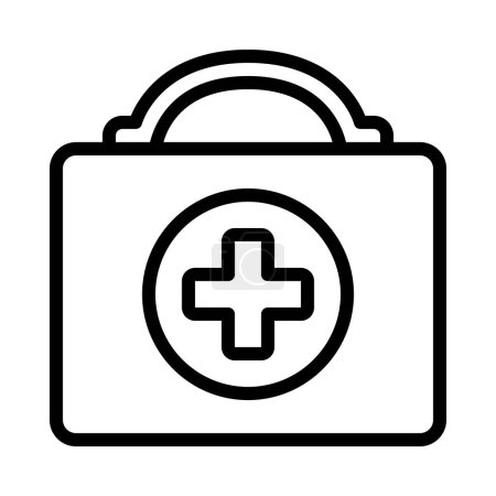 Illustration for First Aid Kit web icon vector illustration - Royalty Free Image