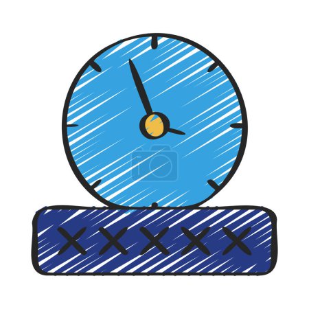 Illustration for Password icon, vector illustration simple design - Royalty Free Image