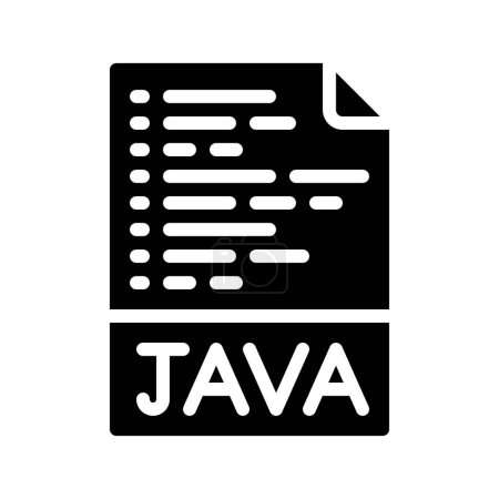Ilustración de Icono de archivo Java Script, ilustración vectorial - Imagen libre de derechos