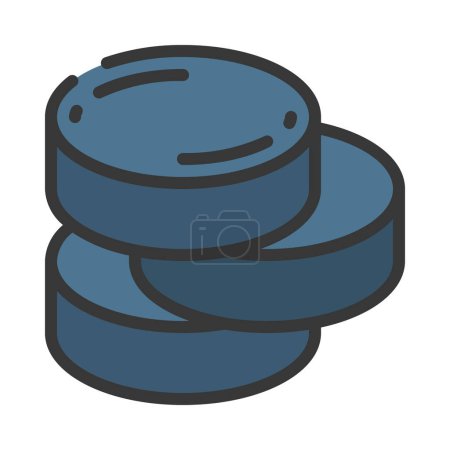 Unstructured Data icon, vector illustration   