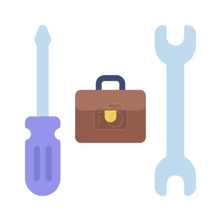 Illustration for Business Tools web icon vector illustration - Royalty Free Image