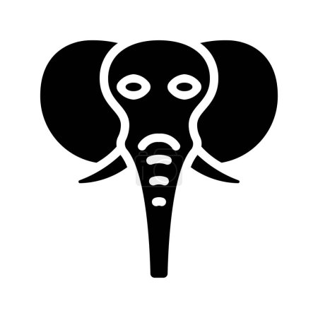 Téléchargez les illustrations : Illustration vectorielle de l'éléphant - en licence libre de droit