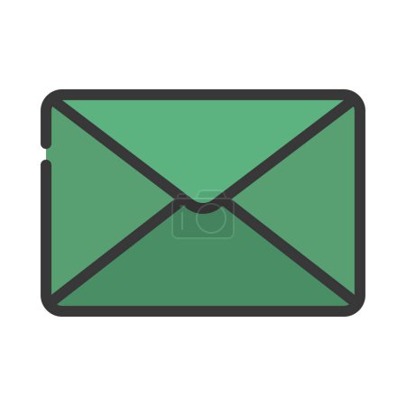 Illustration for Closed Email Icon, Vector Illustration - Royalty Free Image