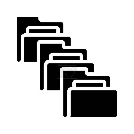 Folder Backups icon, vector illustration 