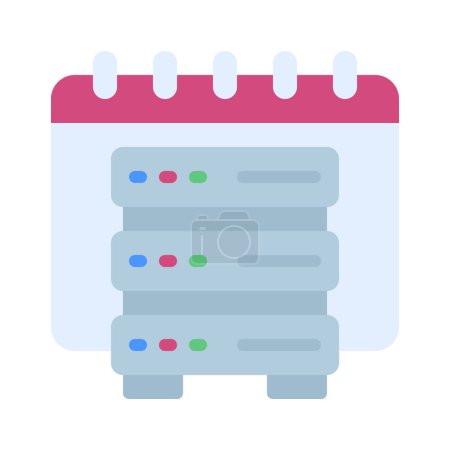 Illustration for Server. web icon simple illustration - Royalty Free Image
