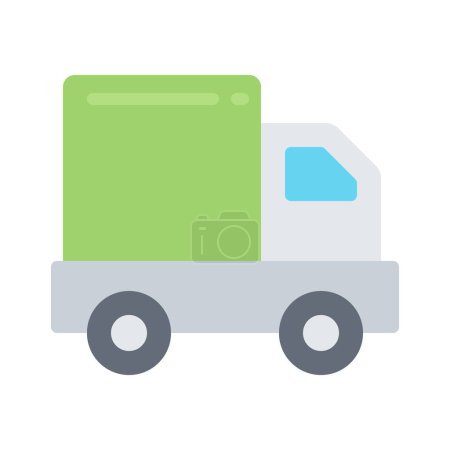 Illustration for Transportation  truck icon vector illustration - Royalty Free Image