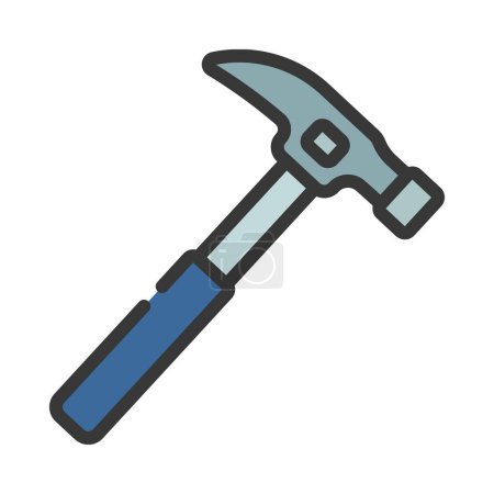 Photo for Claw Hammer web icon vector illustration - Royalty Free Image