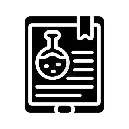 Illustration for Science Book icon, vector illustration - Royalty Free Image