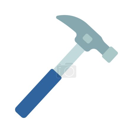 Téléchargez les illustrations : Claw Hammer illustration vectorielle de l'icône web - en licence libre de droit