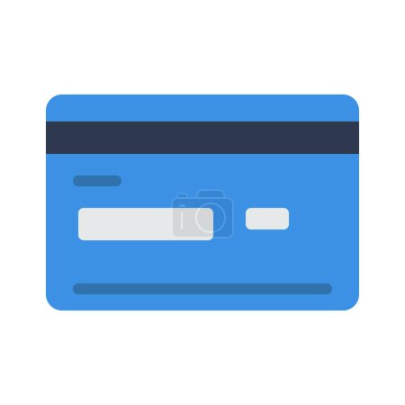 Ilustración de Tarjeta de crédito icono web vector ilustración - Imagen libre de derechos