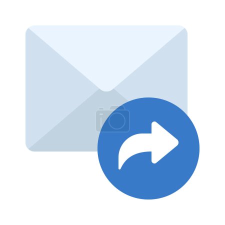 Ilustración de Enviar icono de correo electrónico, gráficos vectoriales - Imagen libre de derechos