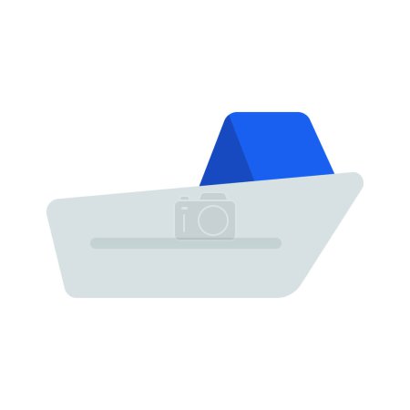 Ilustración de Icono del barco, ilustración vectorial simple - Imagen libre de derechos