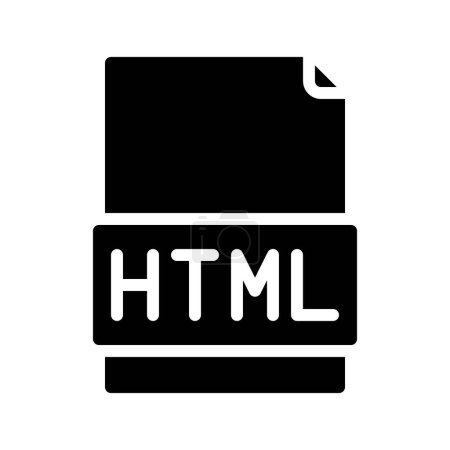Téléchargez les illustrations : Vue d'illustration vectorielle de fichier HTML - en licence libre de droit