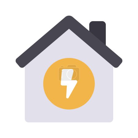 Home Electrics icon, vector illustration   