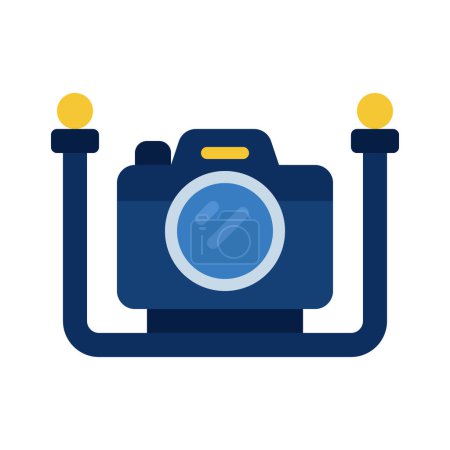Illustration for Camera icon, vector illustration simple design - Royalty Free Image