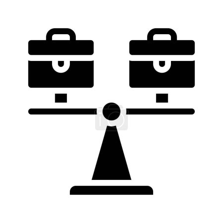 Ilustración de Benchmarking web icono vector ilustración - Imagen libre de derechos