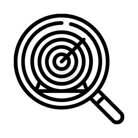 Ilustración de Ver objetivos icono aislado - Imagen libre de derechos