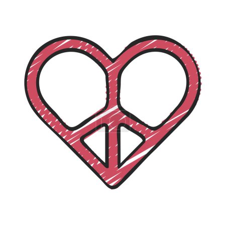 Téléchargez les illustrations : Coeur avec ruban amour passion - en licence libre de droit