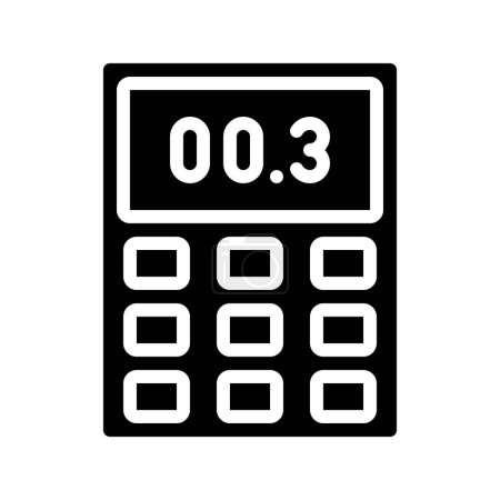 Illustration for Calculator vector flat icon design - Royalty Free Image