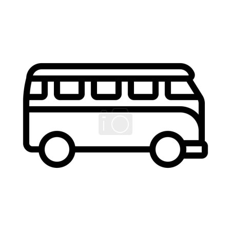 Ilustración de Icono de la furgoneta, vector ilustración diseño simple - Imagen libre de derechos