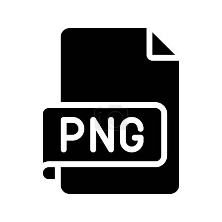 Ilustración de Icono de archivo PNG, ilustración vectorial - Imagen libre de derechos