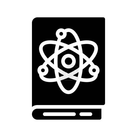 Illustration for Physics Book web icon vector illustration - Royalty Free Image