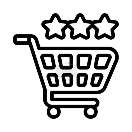 Illustration for Shopping trolley icon vector illustration design - Royalty Free Image